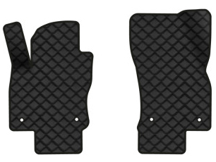 Килимки з екошкіри в салон авто передні EVAtech для Tiguan (Mk 2) Volkswagen 2016-2020 2 покоління SUV EU (VW31492AA2AV4BBB) - Фото 1