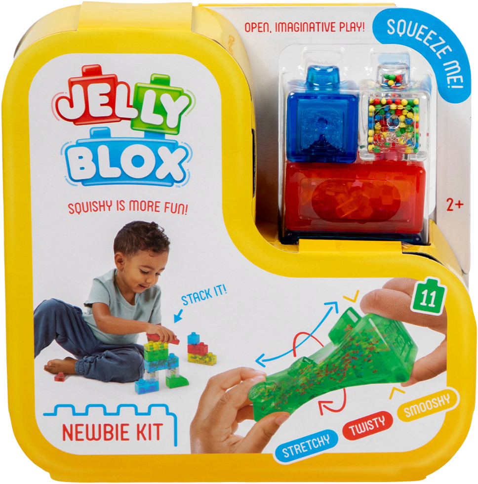 М'який конструктор для малюків Jelly Blox сенсорний СТАРТОВИЙ НАБІР (931691) - Фото 1