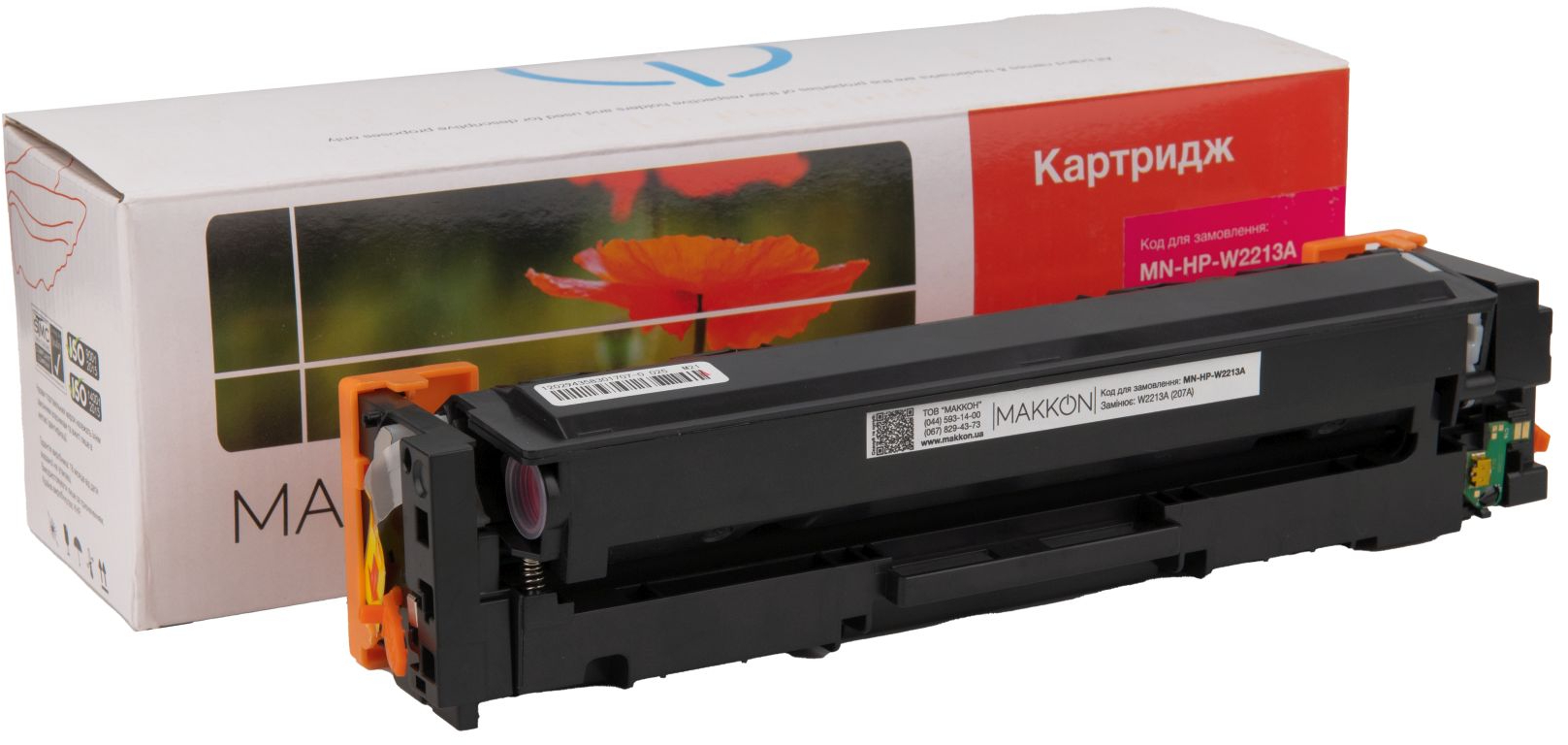 Картридж для лазерных принтеров/МФУ Makkon совместимый аналог HP W2413A (216A) magenta (MN-HP-W2413A) - Фото 1