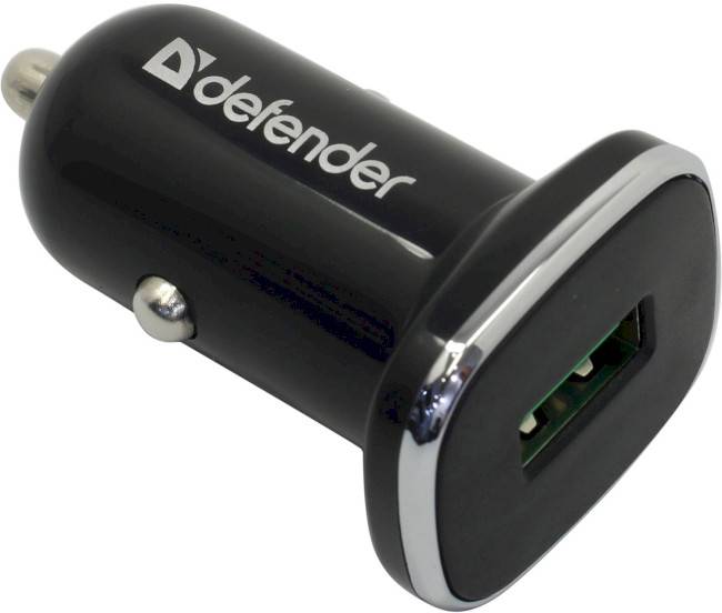 Автомобильное зарядное устройство Defender UCA-91 1 USB 18Вт QC3.0 (83830) - Фото 1