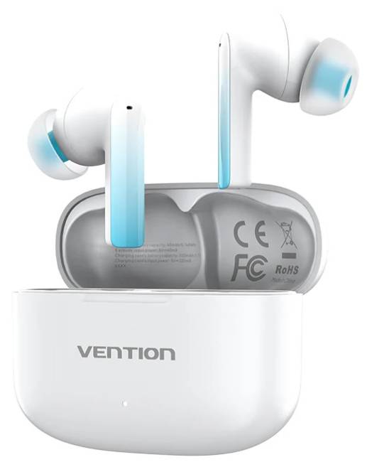 Наушники вкладыши беспроводные TWS Vention Elf Earbuds E04 White (NBIW0) - Фото 1