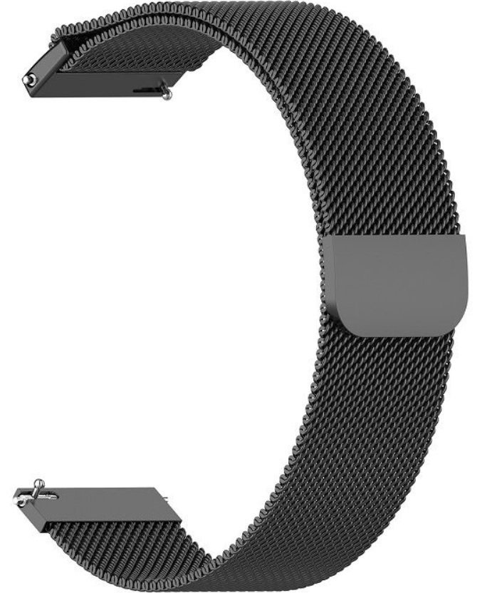 Ремешок для смарт-часов BeCover Milanese Style for Xiaomi Amazfit Bip 20mm Lite/BipS Lite/Bip3/Bip3 Pro/GTR 42mm/GTS/TicWatch S2/TicWatch E/GTS 3/GTS 2 mini Gray (707681) - Фото 1