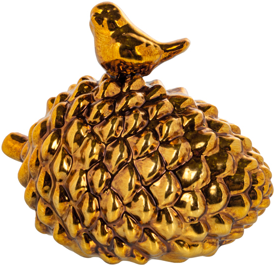 Декор New Year Lefard Шишка 13х13х8.8 см (947-060) - Фото 1