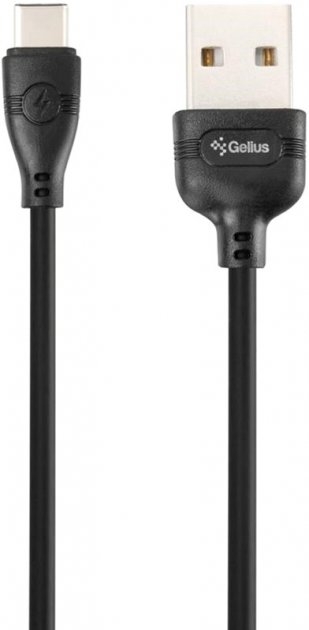 Кабель синхронізації даних Gelius Pro WineGlass Type-C 1 m Black - Фото 1