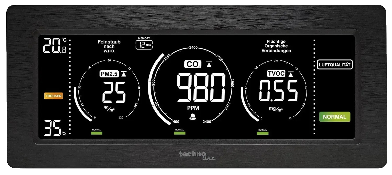 Метеостанция Technoline Black (WL1035) - Фото 1