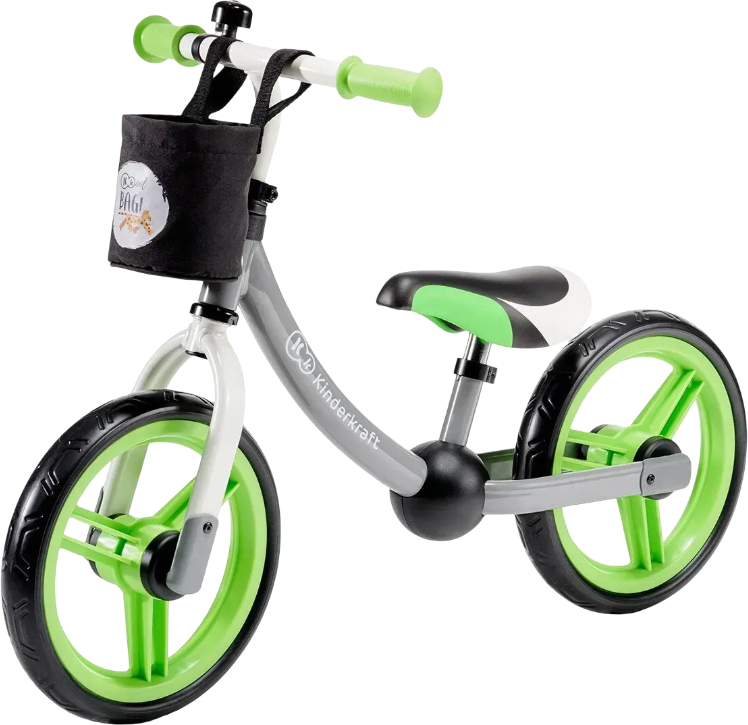 Беговел Kinderkraft 2Way Next Green/Gray (KKR2WNXGRE00AC) - Фото 1