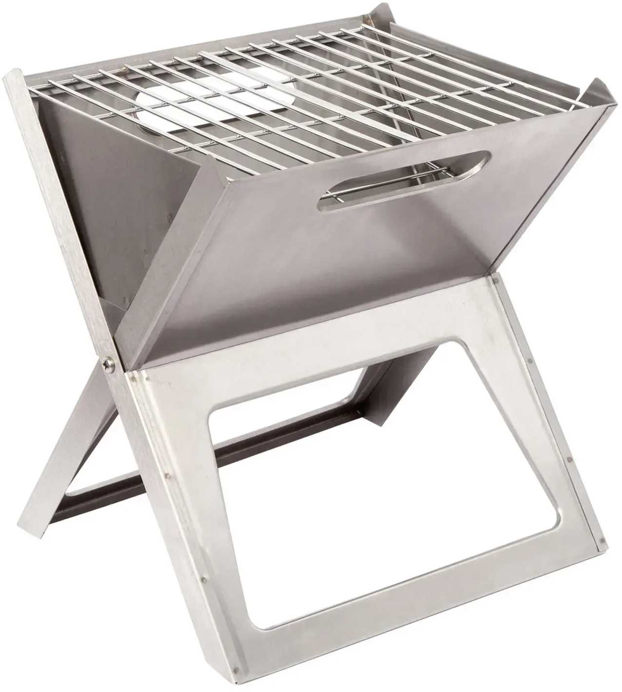 Мангал для пикника Bo-camp Notebook/Fire Basket Compact Silver (8108347) - Фото 1