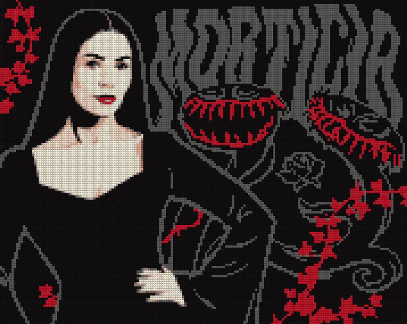 Алмазная живопись Santi Wednesday Mysterious Morticia 40х50 см (955114) - Фото 1