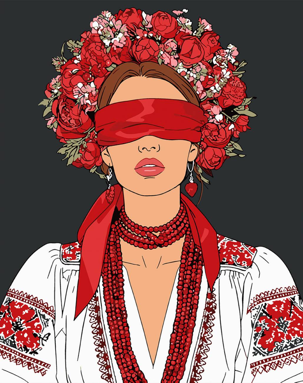 Картина за номерами Santi Українська муза 40х50 см (955752) - Фото 1