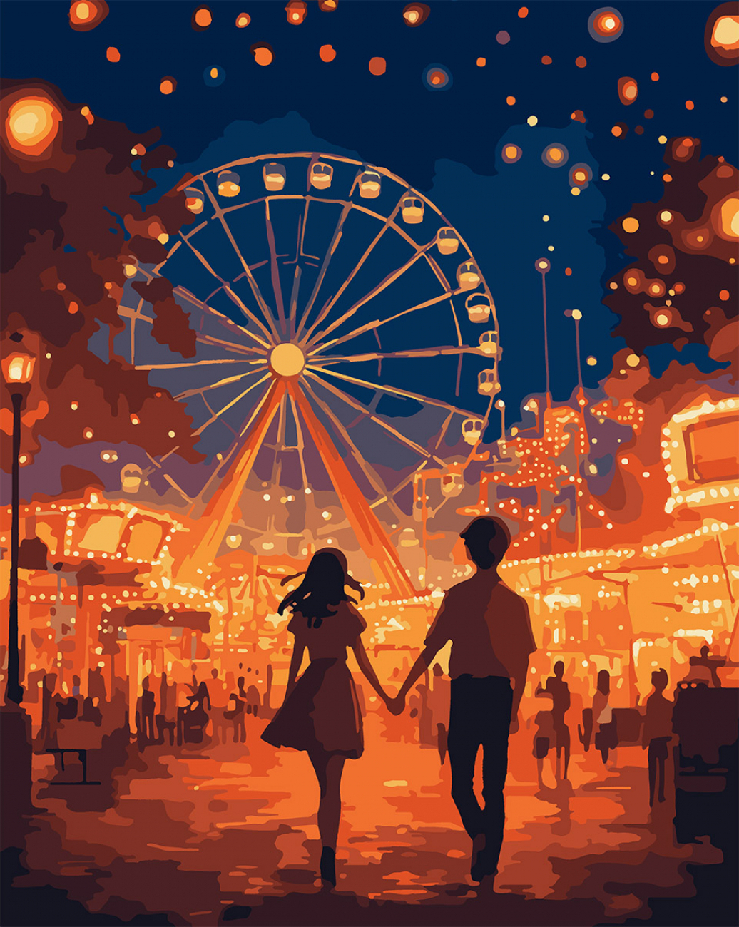 Купити Картина за номерами Santi Перше побачення 40х50 см LED підсвітка (956645) - Фото 1 Картина за номерами Santi Перше побачення 40х50 см LED підсвітка (956645) - Фото 1