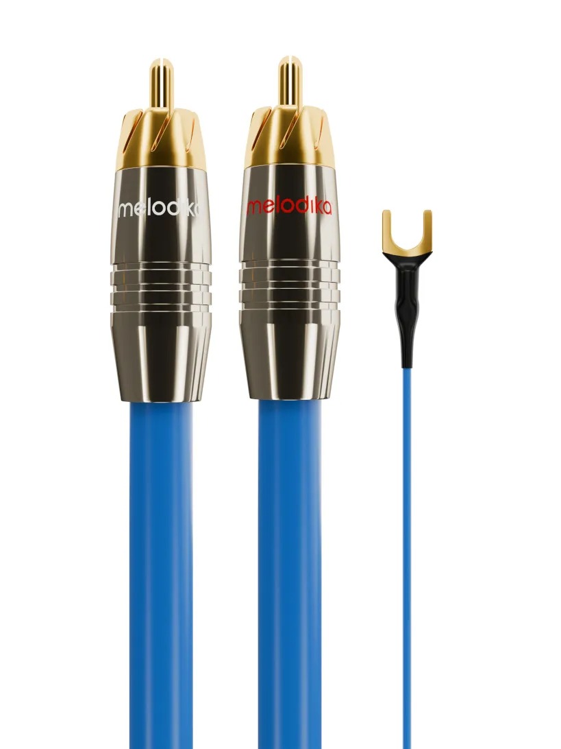 Кабель RCA Melodika 2xRCA - 2xRCA length 3m Blue (SBPH30) - Фото 1