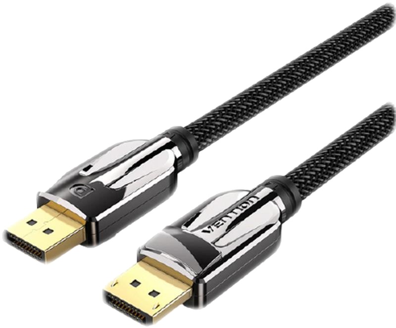 Кабель Vention DisplayPort-DisplayPort v1.4 2 m Black (HCABH) - Фото 1