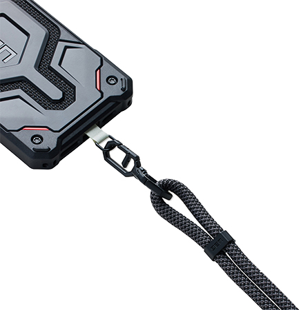 Ремешок для смартфона UAG через плечо Civilian (7 мм) Graphite/Black (964420113240) - Фото 1