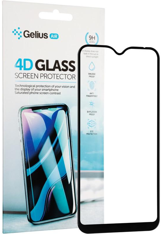 Защитное стекло для смартфона Gelius Pro 4D for Samsung Galaxy A01 SM-A015 Black (2099900793134) - Фото 1