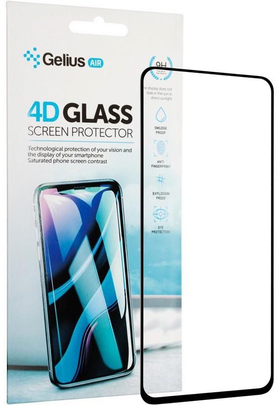 Защитное стекло для смартфона Gelius Pro 4D for Samsung Galaxy A21s SM-A217 Black (2099900803017) - Фото 1