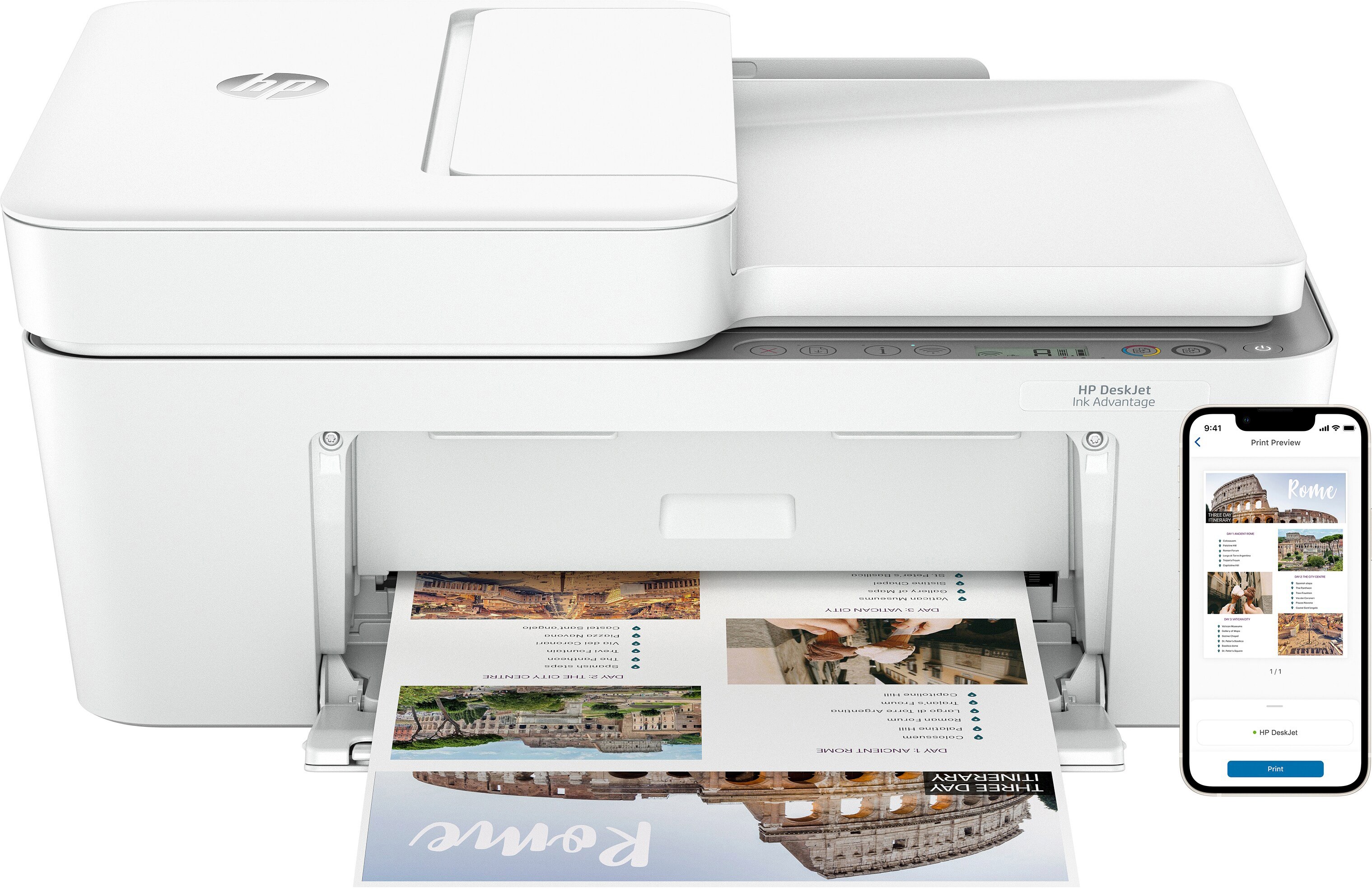 МФУ цветной печати HP DeskJet Ink Advantage 4276 c Wi-Fi (60K49C) - Фото 1