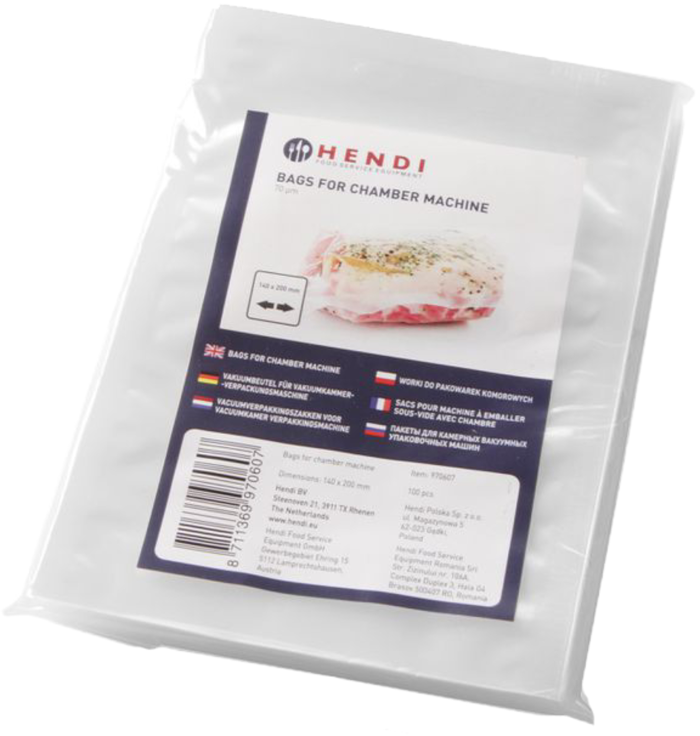 Пакеты для вакууматора Hendi 300x400 мм 100 шт. (971413) - Фото 1