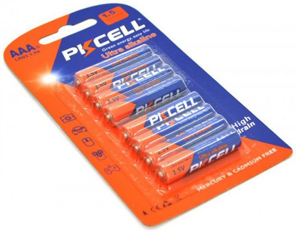 Батарейка тип AAA PKCELL HR3/AAA 1.5V (PC/LR03-8B) - Фото 1