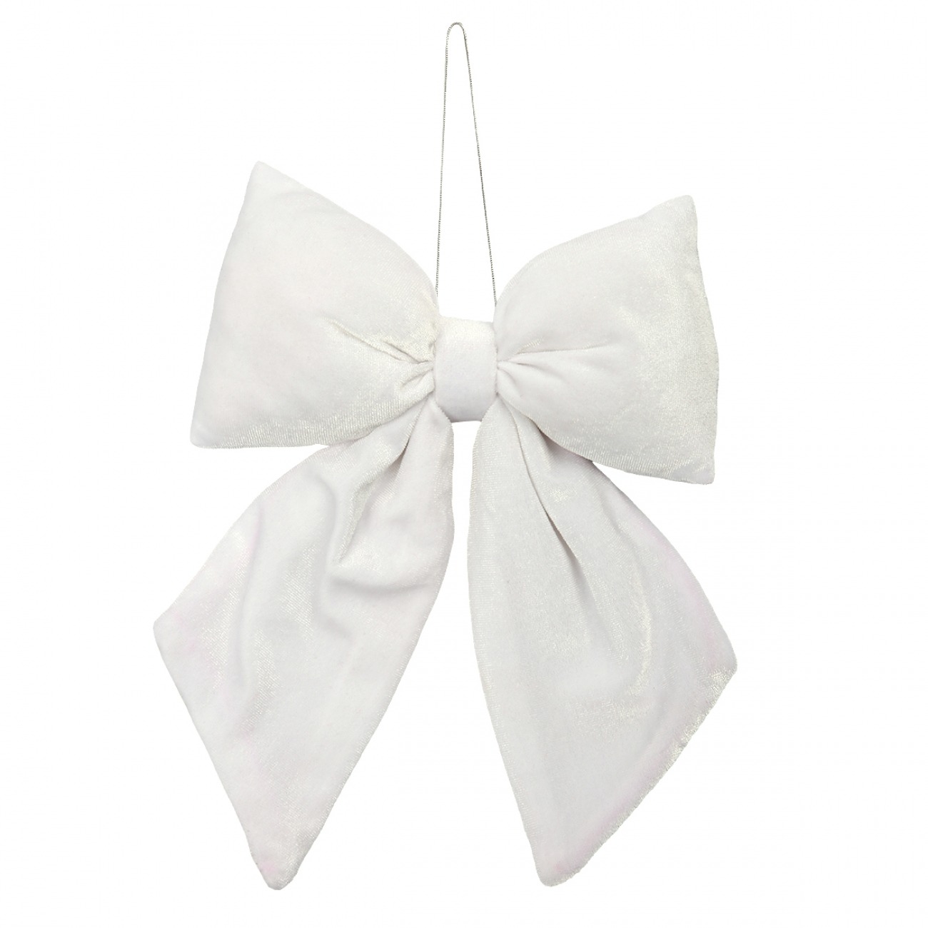 Купить Декор New Year YES! Fun Бант 24x18 см белый (975079) - Фото 1 Декор New Year YES! Fun Бант 24x18 см белый (975079) - Фото 1