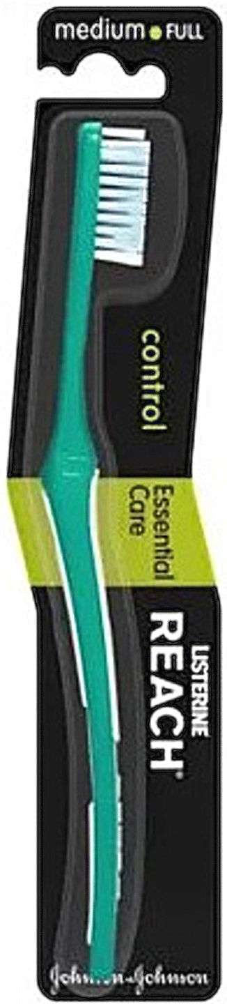 Зубна щітка Reach Повний контроль Середня/Control Medium Toothbrush зелена 1 шт. (8801051803487) - Фото 1