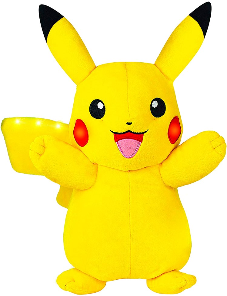 Мягкая игрушка герой Pokemon ПИКАЧУ (свет, звук, 25 cm) (97834) - Фото 1