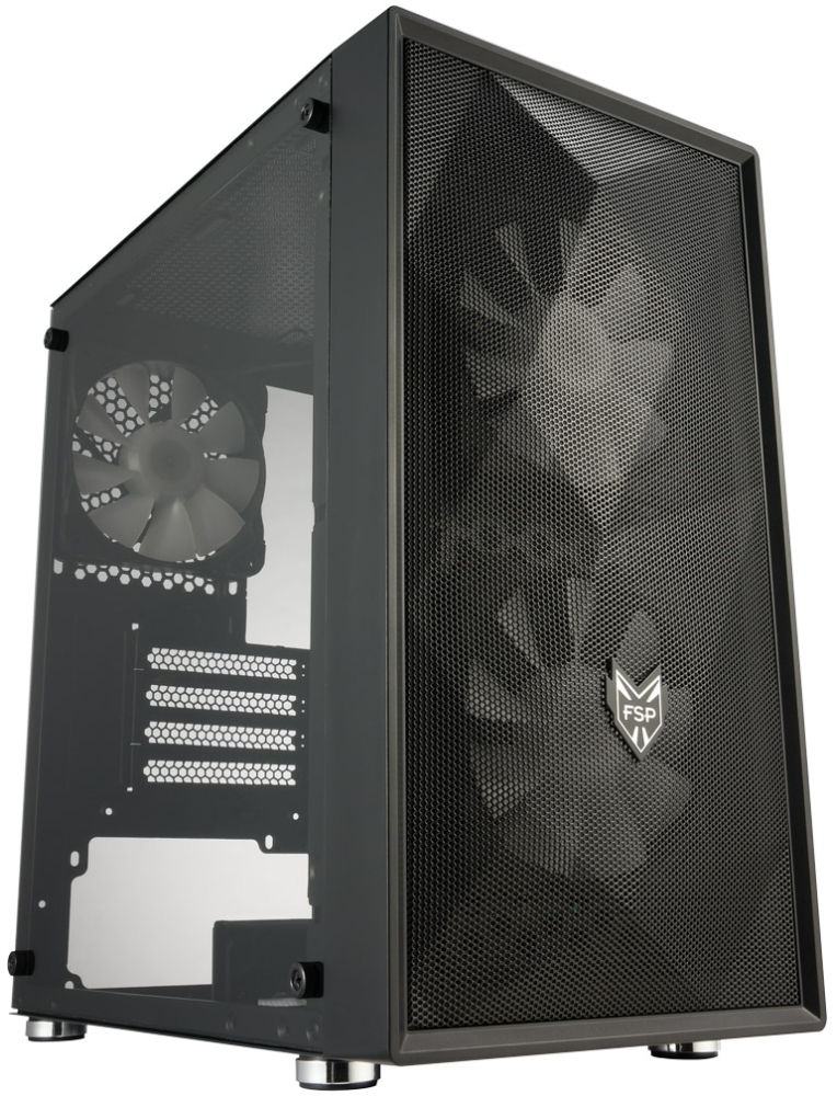 Корпус FSP CST130BASICB без БП mATX Black - Фото 1