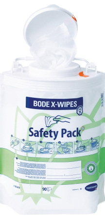 Салфетки для дезинфекции поверхности Bode X-Wipes в безопасной упаковке, 90 шт. (9814790) - Фото 1