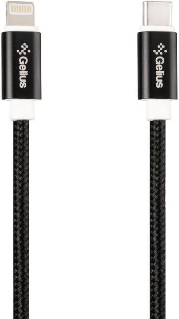 Кабель синхронизации данных Gelius Pro Future GP-UTL02 Type-C/Lightning Black - Фото 1