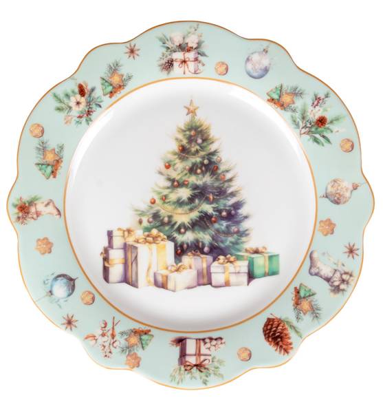 Тарілка десертна Lefard Tender Christmas 22 см (985-214) - Фото 1