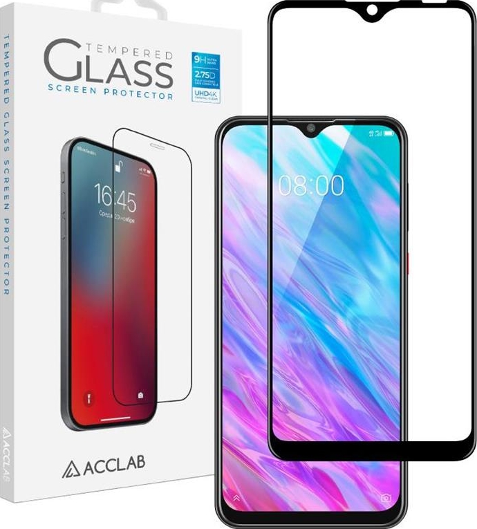 Защитное стекло для смартфона ACCLAB Full Glue for ZTE Blade 20 Black (1283126508905) - Фото 1