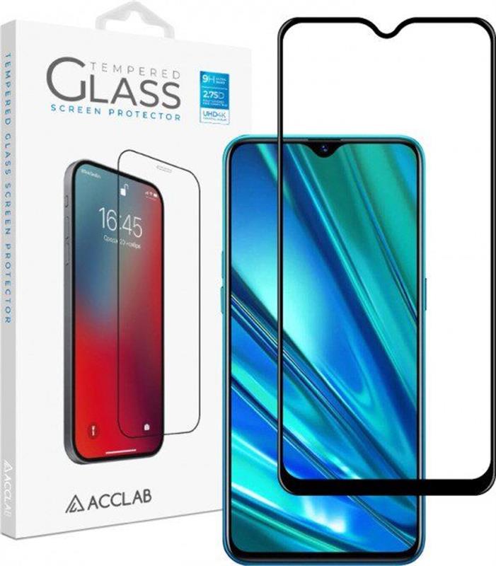Защитное стекло для смартфона ACCLAB Full Glue for Realme 5 Pro Black (1283126508394) - Фото 1
