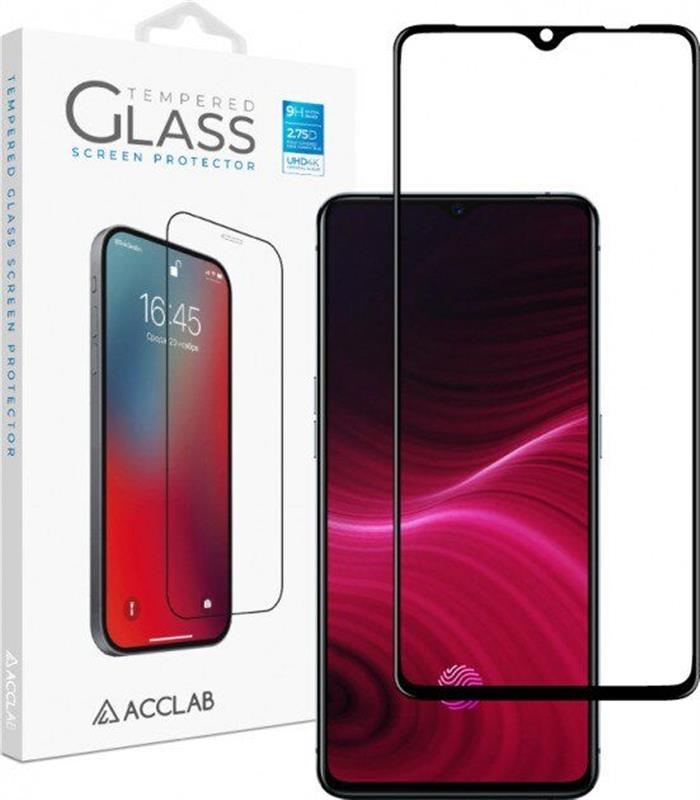 Защитное стекло для смартфона ACCLAB Full Glue for Realme X2 Pro Black (1283126508387) - Фото 1
