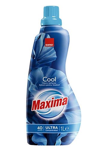 Ополаскиватель для белья Sano Суперконцентрированный смягчитель Maxima Cool 1 л (7290102992867) - Фото 1