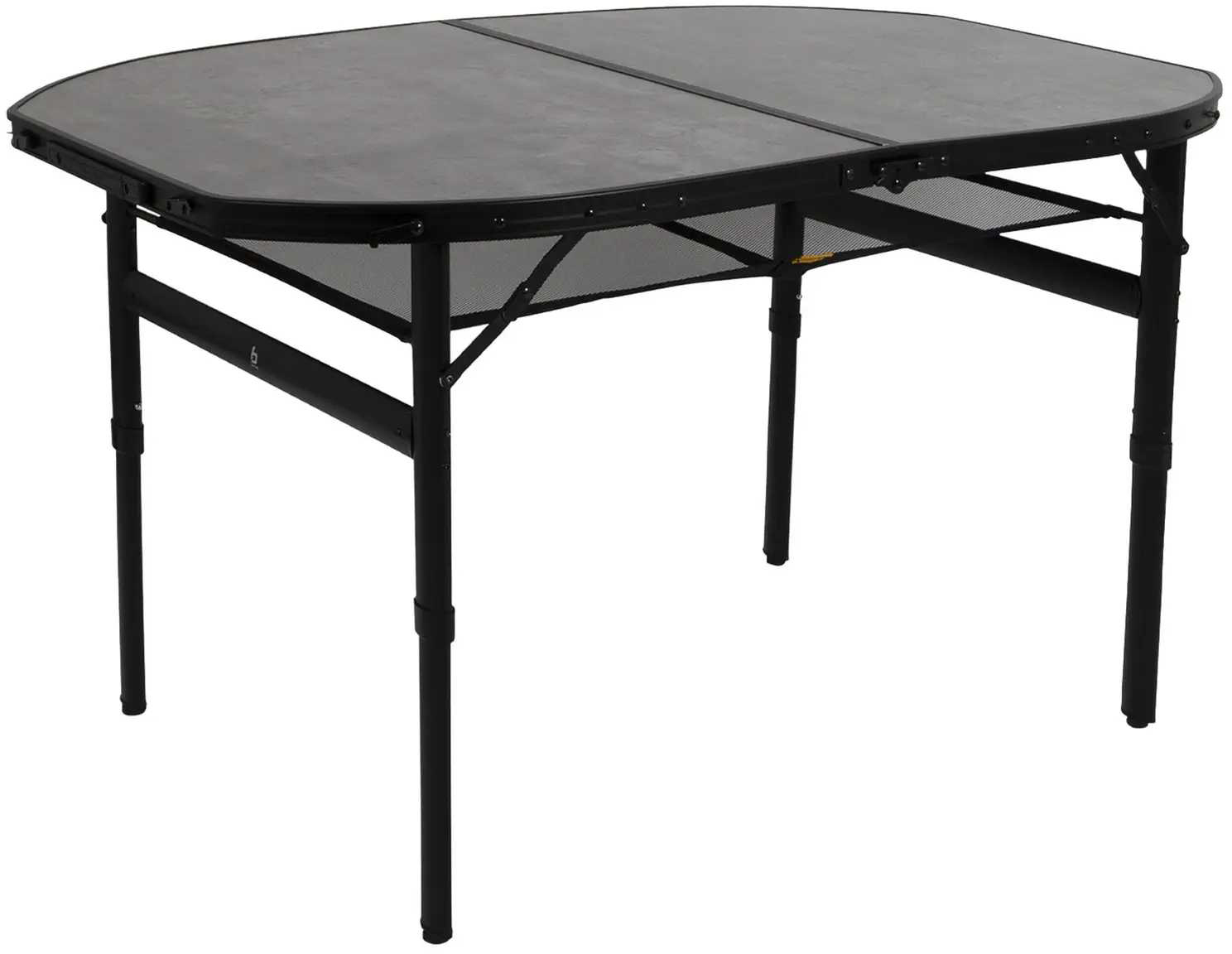 Складаний стіл Bo-camp Northgate Oval 120x80 см Black/Grey (1404187) - Фото 1
