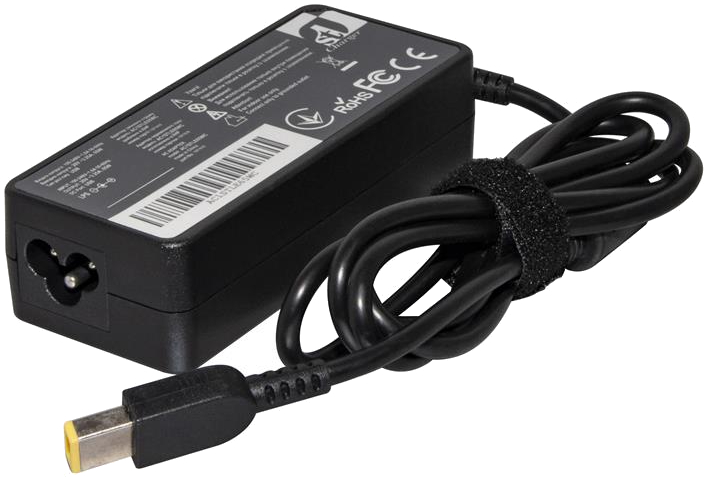 Зарядное устройство для ноутбука 1stCharger Lenovo 65W 20V 3.25A USB силовой кабель (AC1STLE65WC) - Фото 1