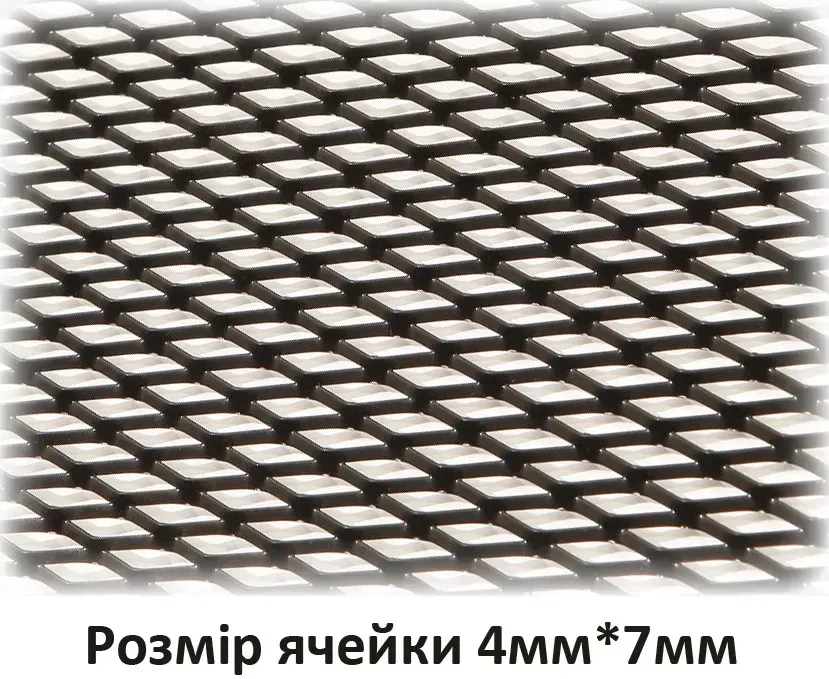 Сітка декоративно-захисна для радіатора Poputchik 120х40 см №2 (151-124-2) - Фото 1