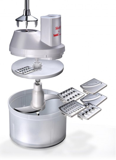 Набор насадок для блендера Bamix SliceSy White (1500.001) - Фото 1