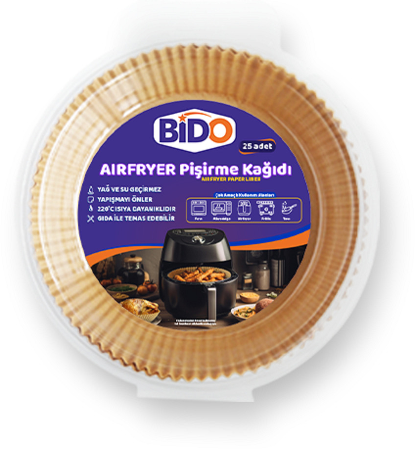 Пергамент для аэрогриля Papro 16(20)х4.5 см 50 шт. (круг №16) - Фото 1