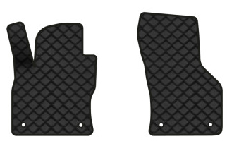 Коврики из экокожи в салон авто передние EVAtech для Octavia A7 AT Skoda 2013-2020 3 поколение Liftback EU (SK3639AR2AV4BBB) - Фото 1