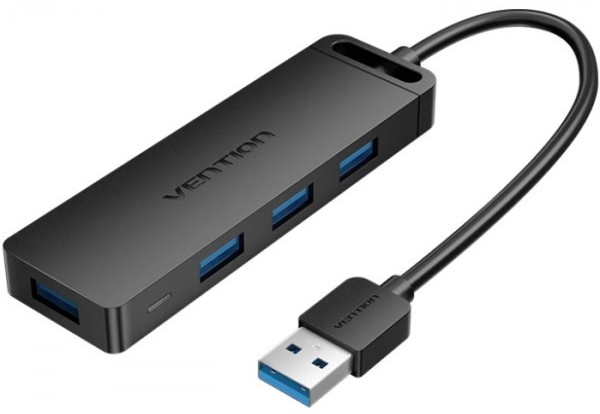 Хаб USB Vention USB 3.0 4xUSB-A 3.0 (CHLBB-SCB) - Фото 1