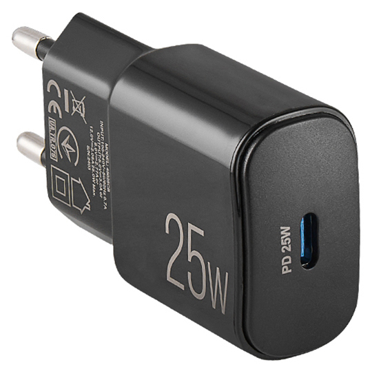 Купити Мережевий зарядний пристрій Brevia ePower PD25W USB-C (45025CB) - Фото 1 Мережевий зарядний пристрій Brevia ePower PD25W USB-C (45025CB) - Фото 1