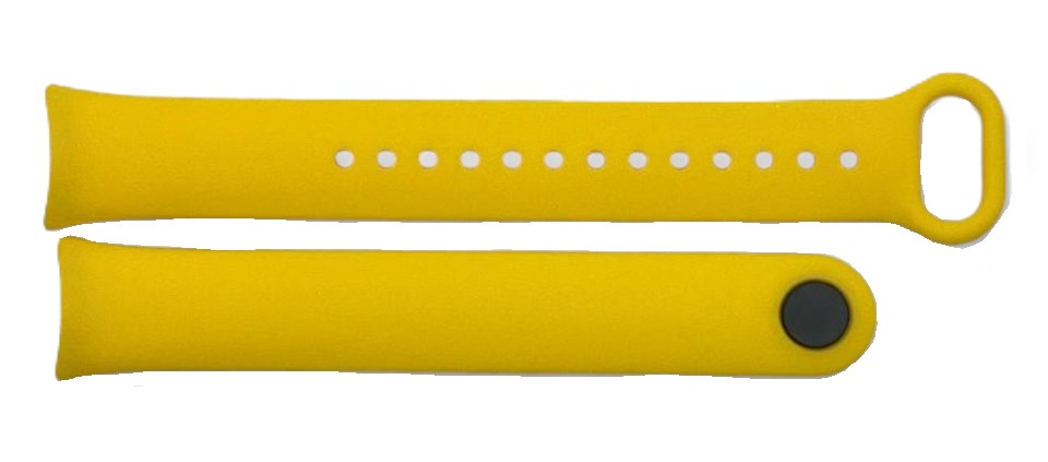 Ремешок для фитнес-браслета BeCover for Xiaomi Mi Smart Band 10 Yellow (713608) - Фото 1