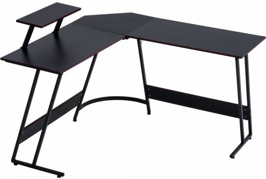 Стіл комп'ютерний GT Racer T-1741 (130x130x45x73) Black