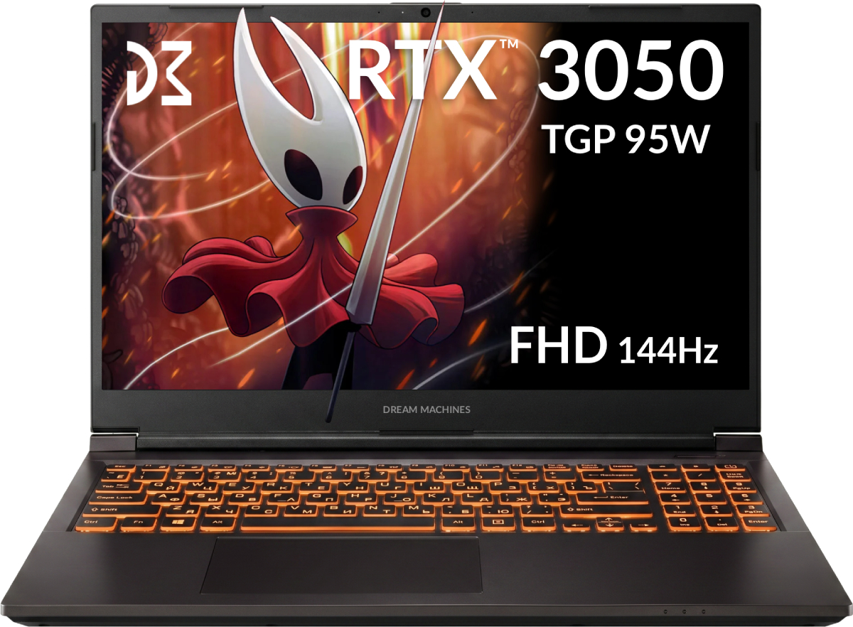 Ноутбук ігровий Dream Machines RG3050-15 (RG3050-15UA83) Black