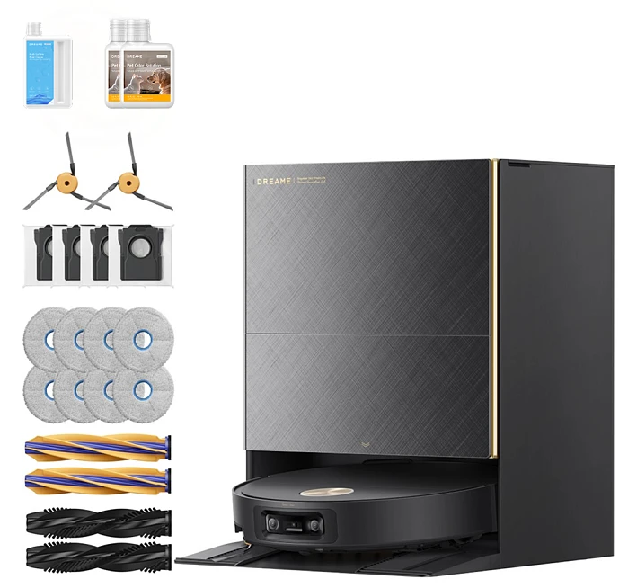 Робот-пилосос миючий Dreame Bot X60 Ultra Complete Black (RLX87DE-bl)
