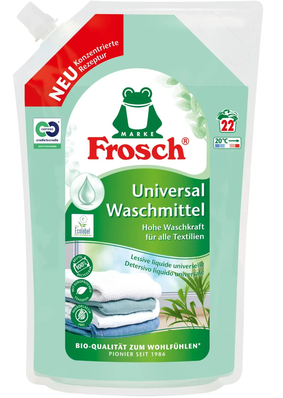 Гель для прання Frosch 1.5 л (9001531967894)