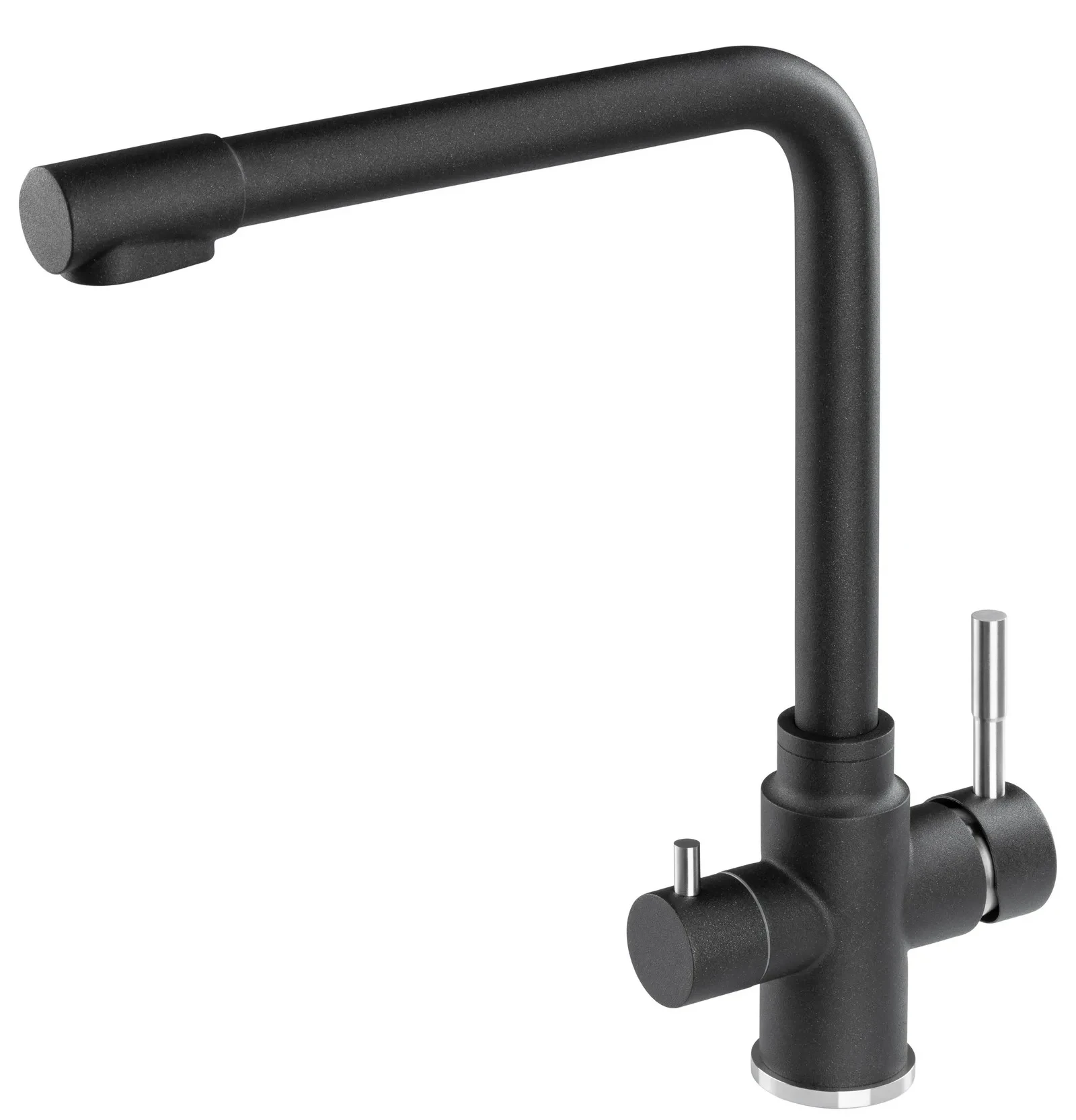Кухонний змішувач GRANADO Badalona LUX black shine