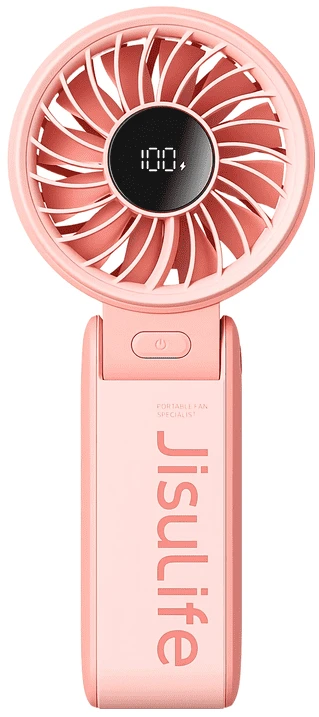 Вентилятор портативний Jisulife Handheld Fan 7 Pink