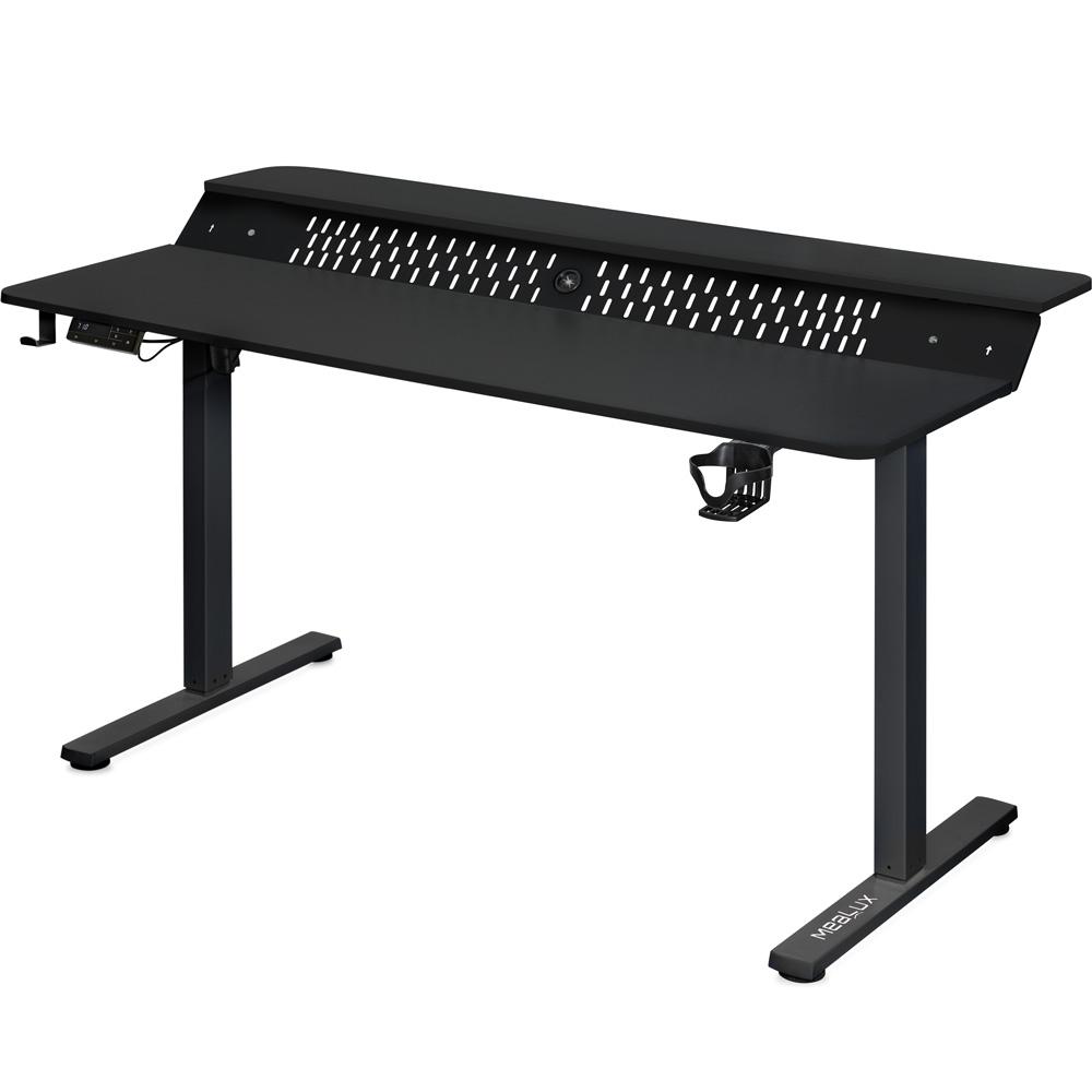 Стіл з електрорегулюванням висоти Mealux PowerDesk Extra Black (EVO-262 B/B)