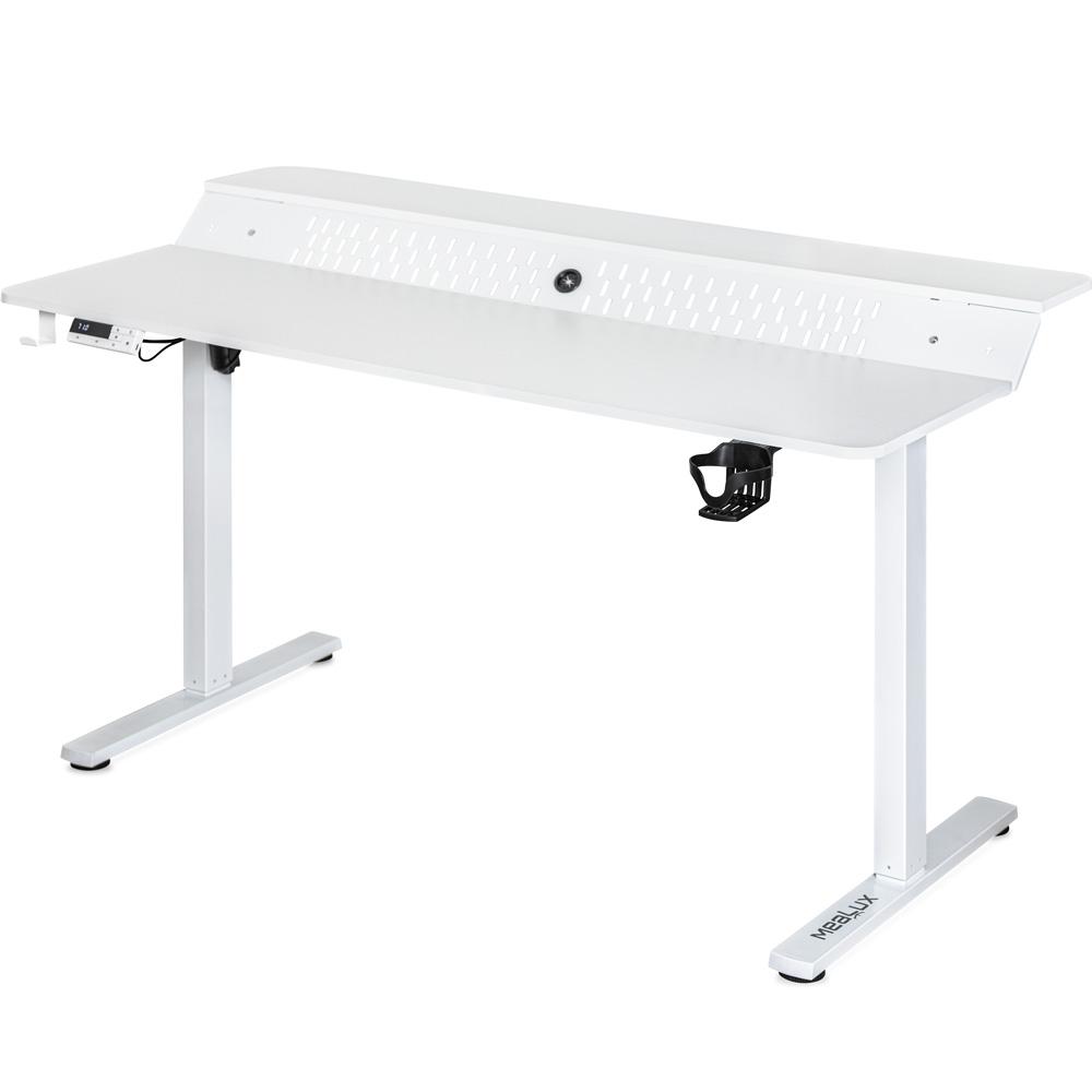 Стіл з електрорегулюванням висоти Mealux PowerDesk Extra White (EVO-262 W/W)